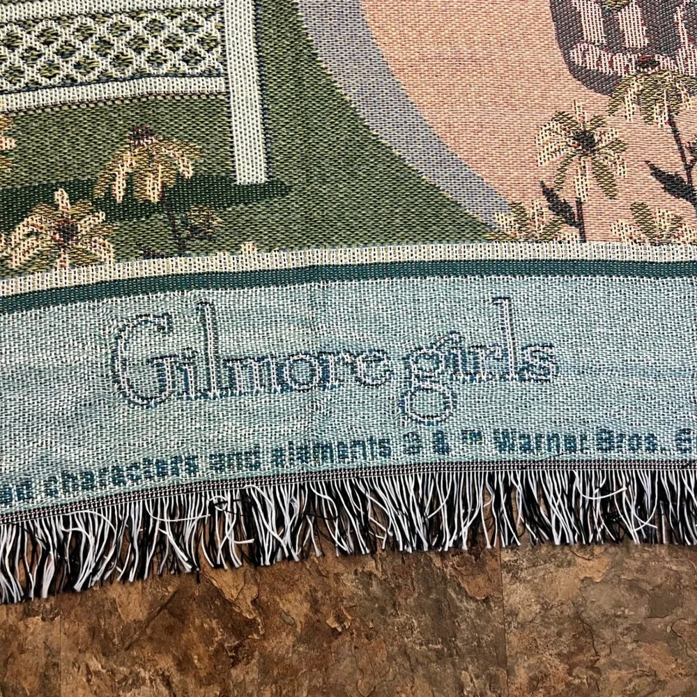 Gilmore Girls Stars Hollow Woven Tapestry Throw Blanket Northwest Group Postcard